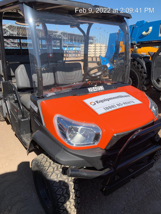 2022 Kubota RTV-X1140W-H Plastic Canopy, Windshield Acrylic Clear, LED Strobe Light, Wire Harness Kit, Back up Alarm