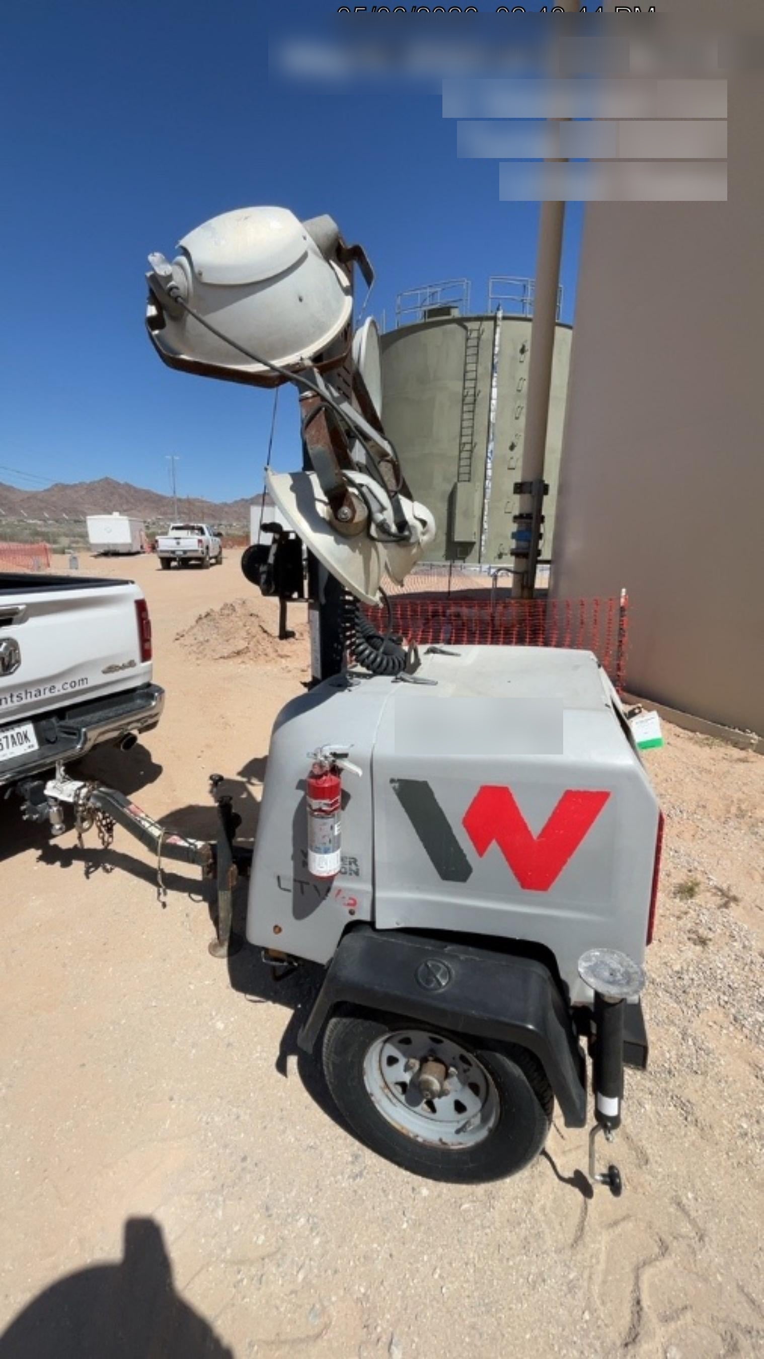 2018 Wacker Neuson LTV6K-MH Wacker Neuson LTV6K Towable Light Tower