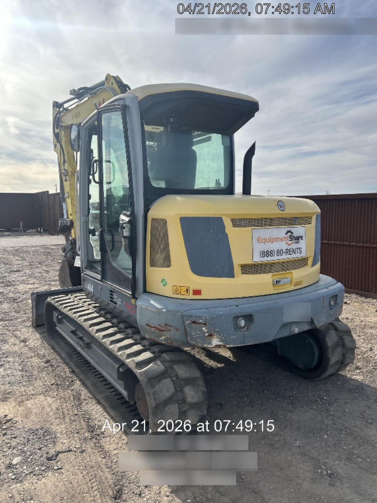 Wacker Neuson ET90 ET90 18K Excavator, Track, Cab, Bucket