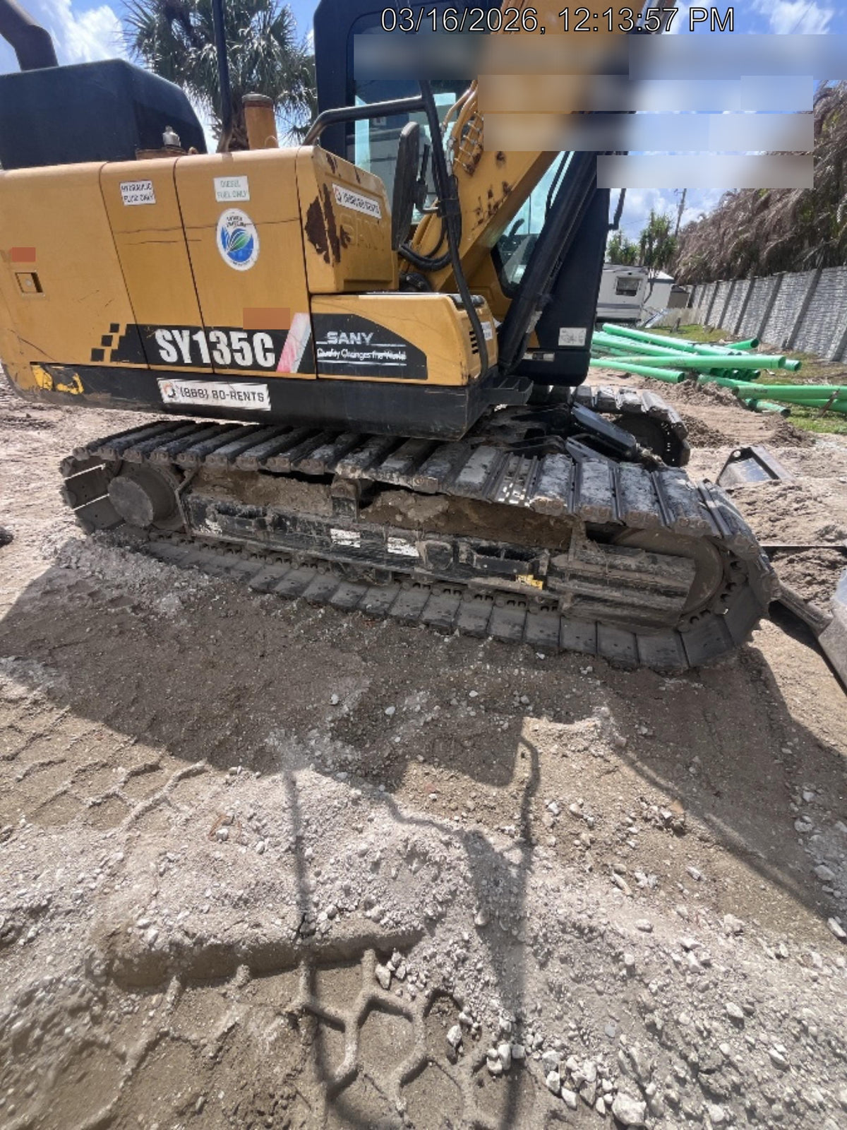 2019 SANY SY135C