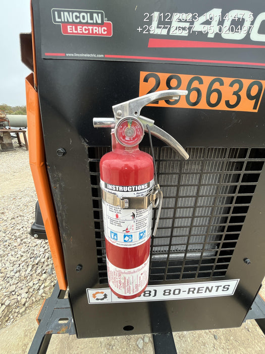 2022 Lincoln Electric LE400 Kubota V1505, Trlr, Cable Rack, Light Kit, ES Decals, T3