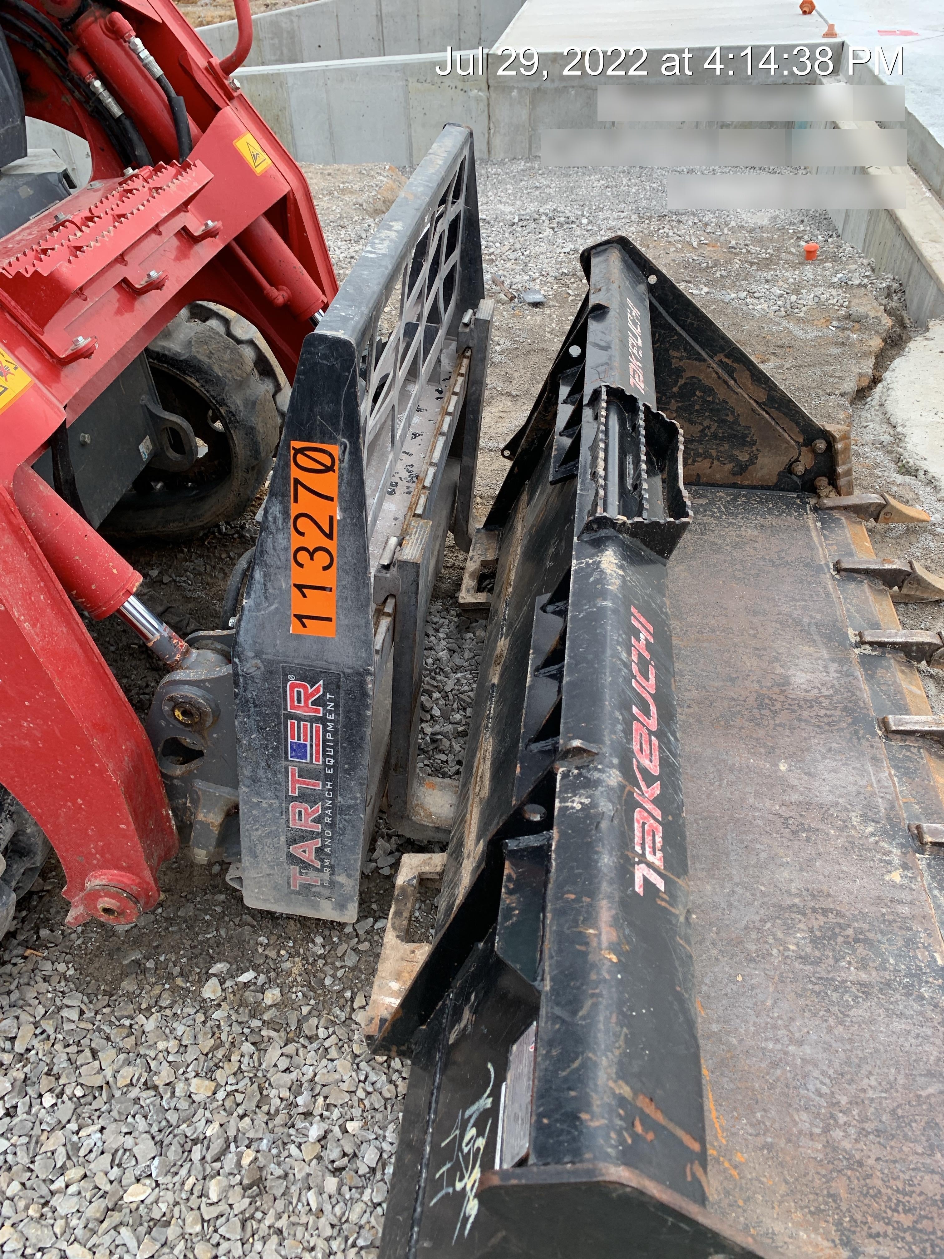 2020 PALADIN 48" Pallet Fork Assembly