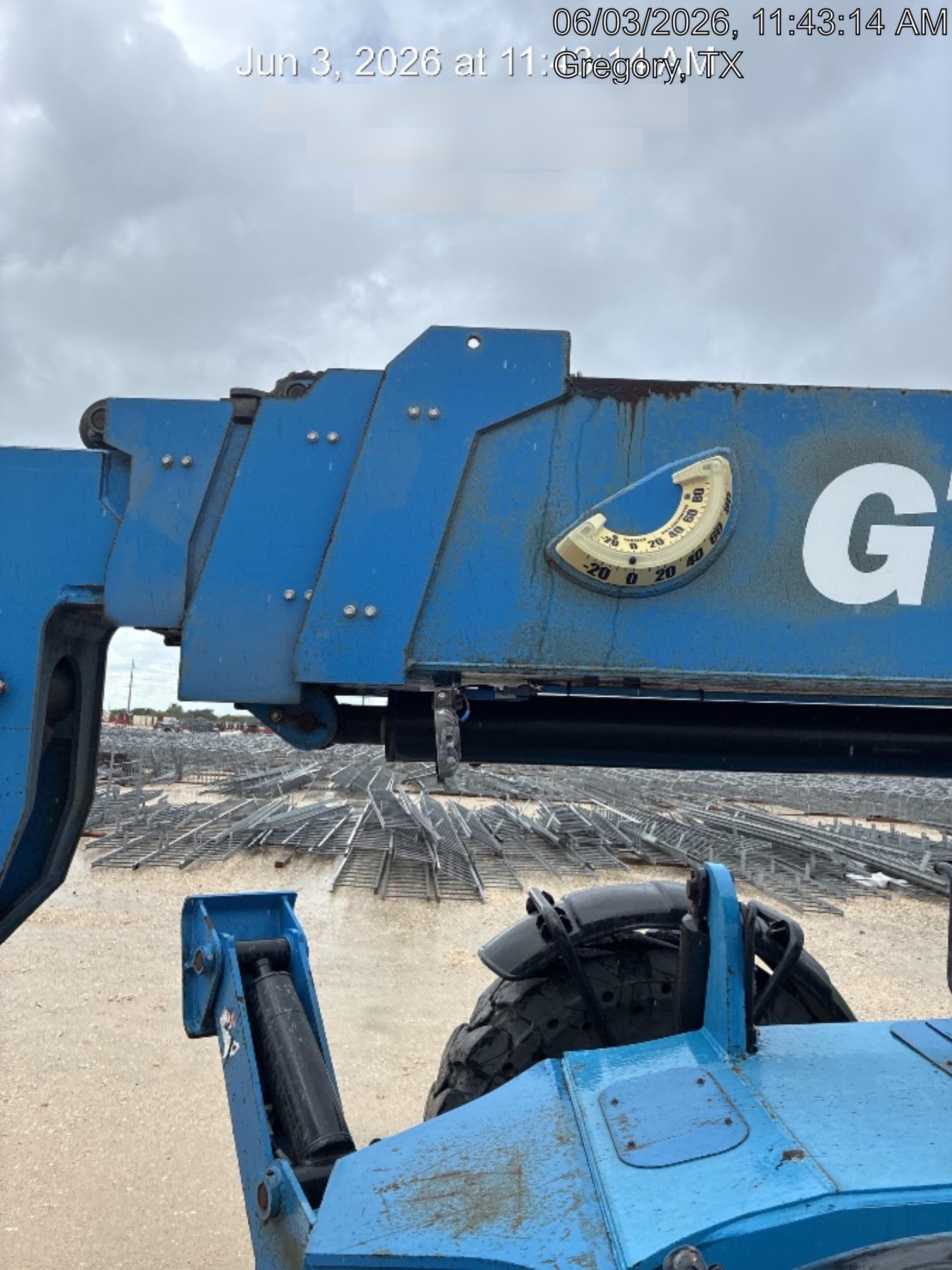 2019 Genie GTH-1056 Cab/Heat/AC, Solid RT Tires, LED Work Lights, Beacon 60" QA Carriage, 60" Forks