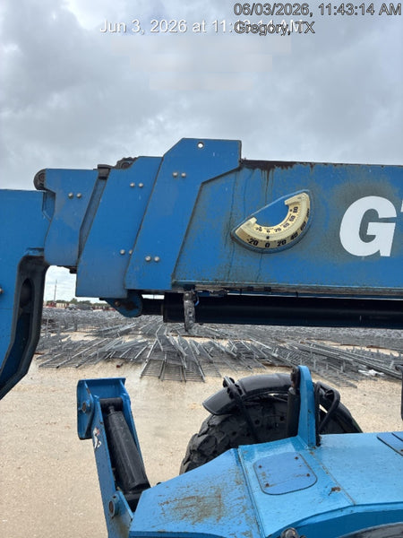 2019 Genie GTH-1056 Cab/Heat/AC, Solid RT Tires, LED Work Lights, Beacon 60" QA Carriage, 60" Forks