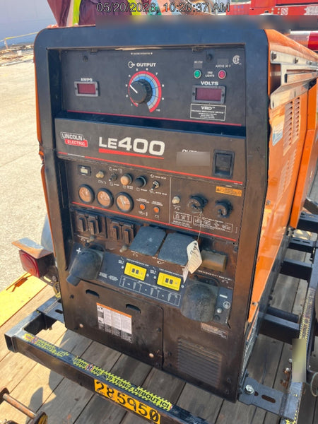 2022 Lincoln Electric LE400 Kubota V1505, Trlr, Cable Rack, Light Kit, ES Decals, T3