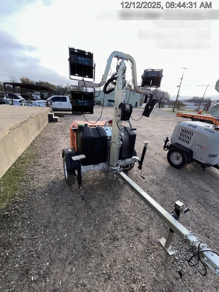 2024 Wanco WLTT-4MM4K Diesel, Mitsubishi L2E, 9.0HP @1800 rpm, Deep Sea Controller, Shore Power Plug, Auto Start, (4) 350W LED Floodlights, 4kW Generator, 60 Gal Fuel Tank, 2" Ball, T3
