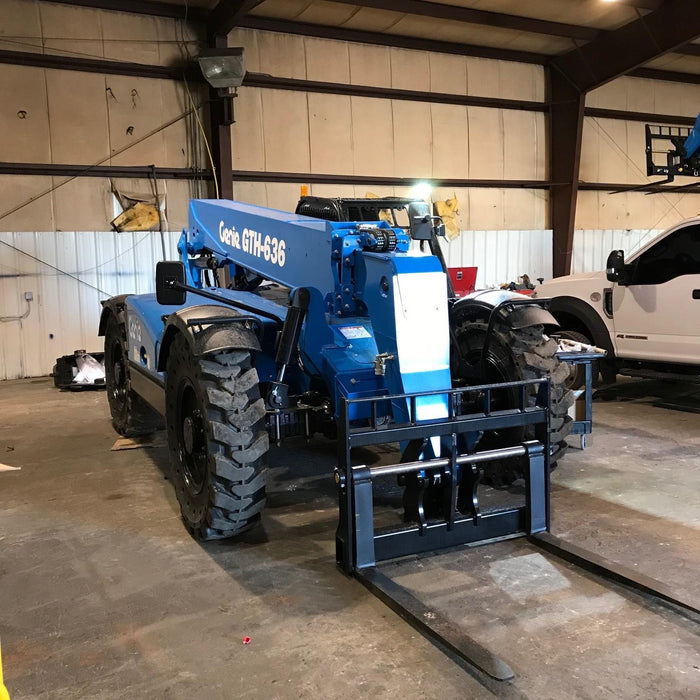 2018 Genie GTH-636 Genie GTH-636 w/Open ROPS, Work Lights, Solid Tires, RH Cab Mesh, Beacon, 48" Carriage and Forks