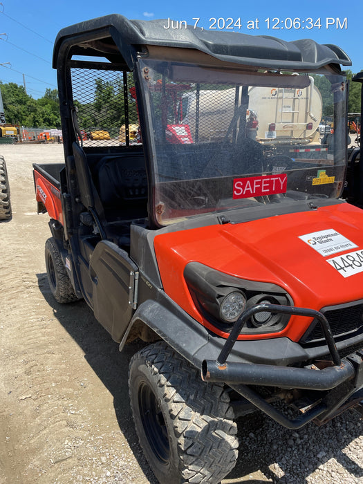2019 Kubota RTV-XG850WL-H 4wd Utility Cart, Gas, 2 Seat, LED Strobe, Windshield Tempered Glass, Plastic Canopy, Wire Harness Kit, Backup Alarm