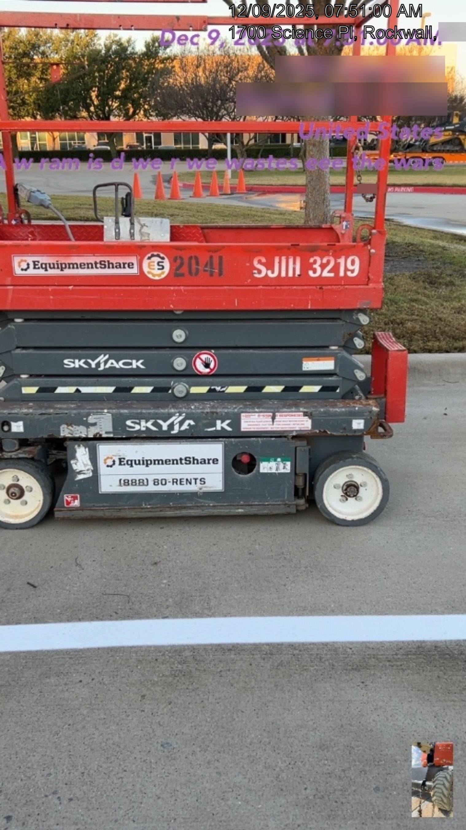 2016 Skyjack SJIII-3219 Skyjack SJ3219 Scissor Lift