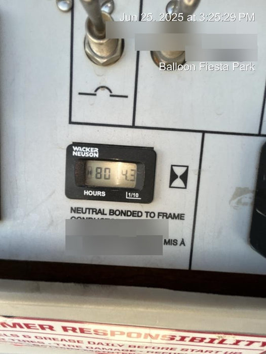 2019 Wacker Neuson LTV6L-MH Standard Options, ES Track Hardware, Fuel Level Sensor