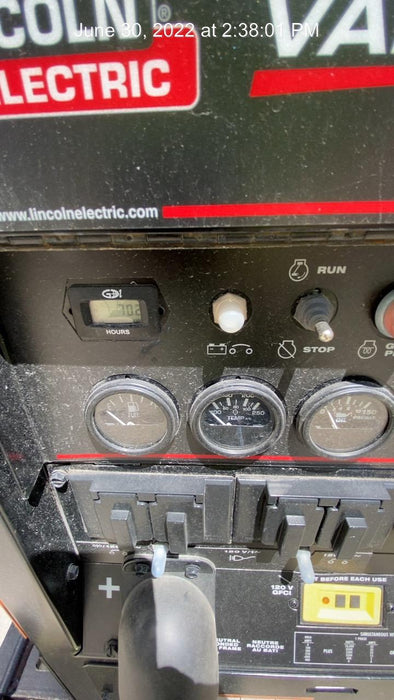 2021 Lincoln Electric Vantage 322 Vantage 322 Ready Pak 3 w/ Decals, ORANGE (includes trailer, cable rack, fender light kit) NO Telematics