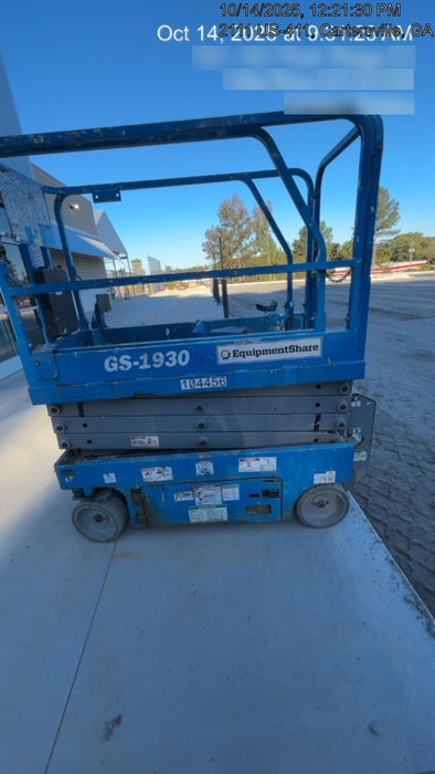 2020 Genie GS-1930 Fixed rails with chain entry gate - Pre A92.20