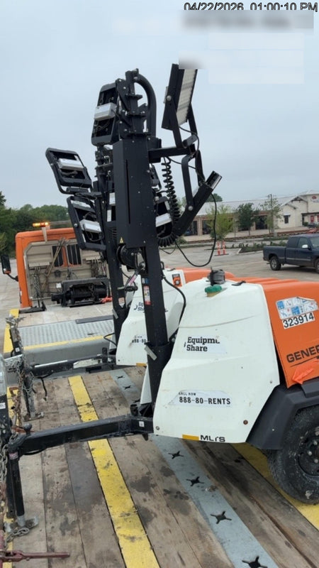 2023 Generac MLT2 Diesel, Flex Switch 120V Input, Powerzone Controller, (4) 320W LED Lights, 4kW Generator, 39.9 Gal Fuel Tank, 2" Ball, T3