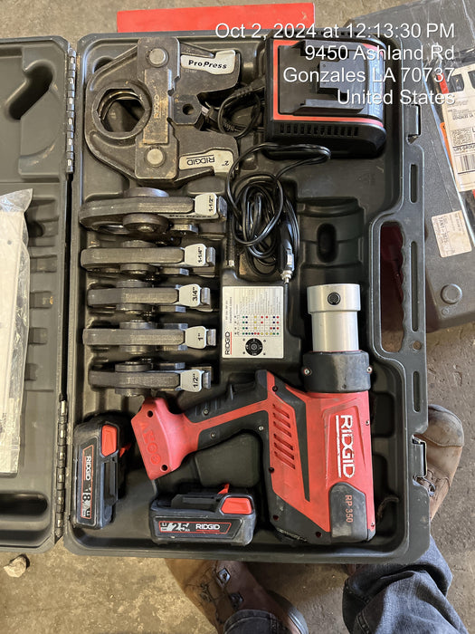 2022 RIDGID RP350