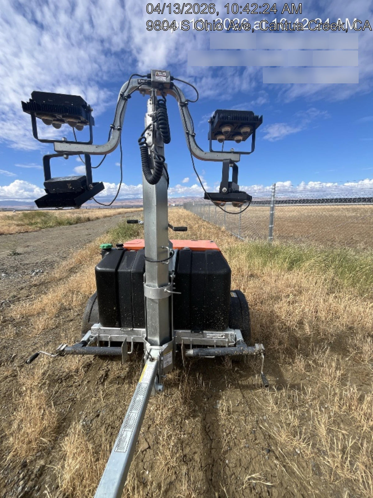 2024 Wanco WLTT-4MM4K Diesel, Deep Sea Controller, Shore Power Plug, Auto Start, (4) 350W LED Floodlights, 4kW Generator, 60 Gal Fuel Tank, 2" Ball, T3