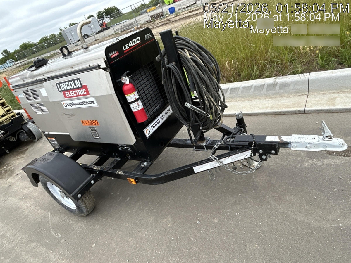 2024 Lincoln Electric LE400 Kubota V1505, Trlr, Cable Rack, Light Kit, ES Decals, T3