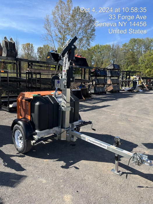 2024 Wanco WLTT-4MM4K Diesel, Deep Sea Controller, Shore Power Plug, Auto Start, (4) 350W LED Floodlights, 4kW Generator, 60 Gal Fuel Tank, 2" Ball, T3