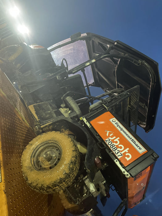 2022 Kubota RTV-X1140W-H Plastic Canopy, Windshield Acrylic Clear, LED Strobe Light, Wire Harness Kit, Back up Alarm