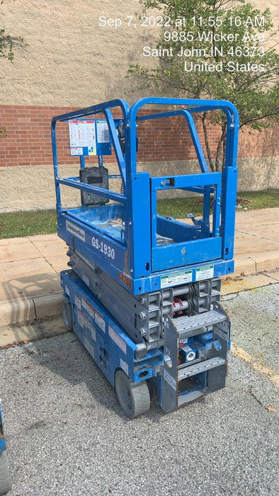 2020 Genie GS-1930 Solid Non Marking Tires, Beacon, Folding rails with half height swing gate