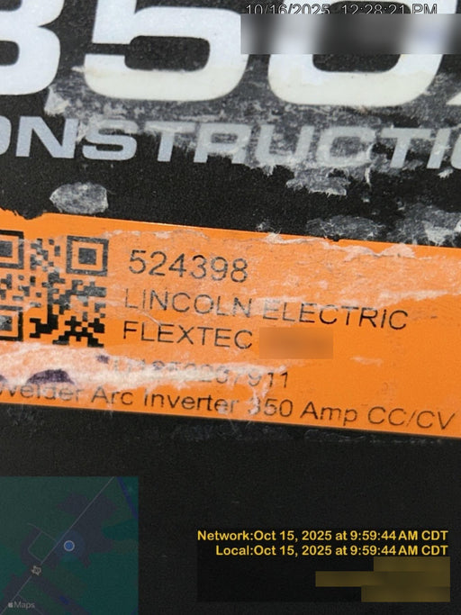 2025 LINCOLN ELECTRIC FLEXTEC 350X
