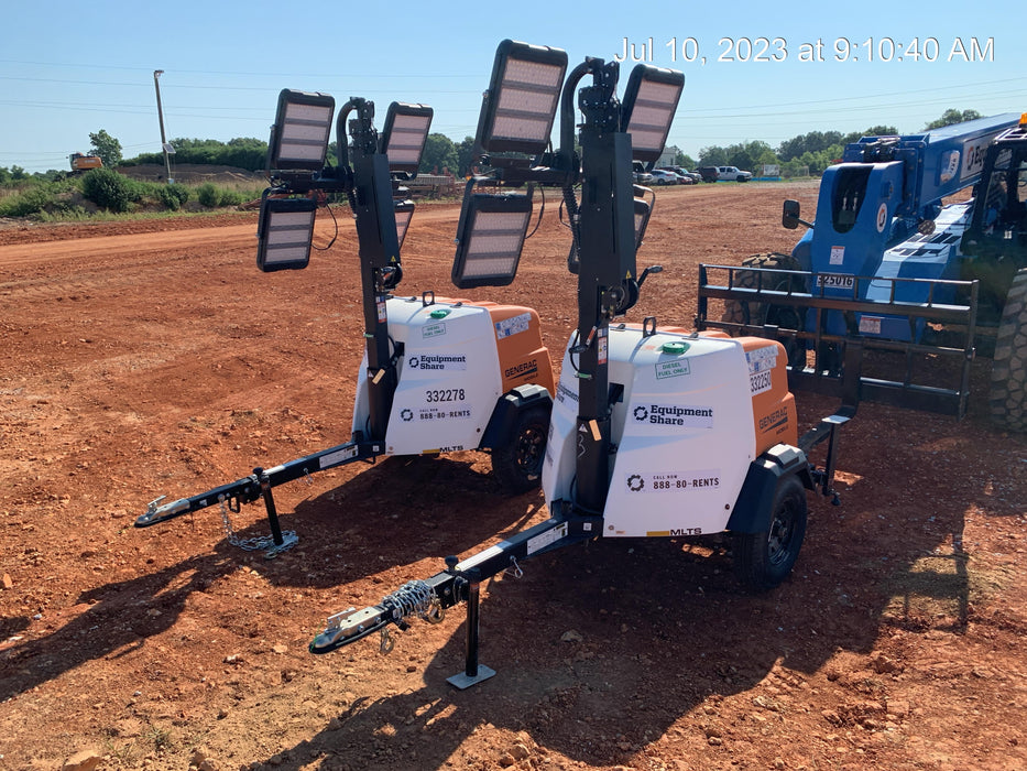 2023 Generac MLT2 Diesel, Flex Switch 120V Input, Powerzone Controller, (4) 320W LED Lights, 4kW Generator, 39.9 Gal Fuel Tank, 2" Ball, T3