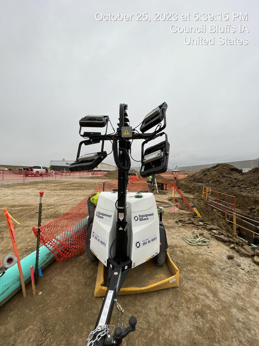 2023 Generac MLT2 Diesel, Flex Switch 120V Input, Powerzone Controller, (4) 320W LED Lights, 4kW Generator, 39.9 Gal Fuel Tank, 2" Ball, T3