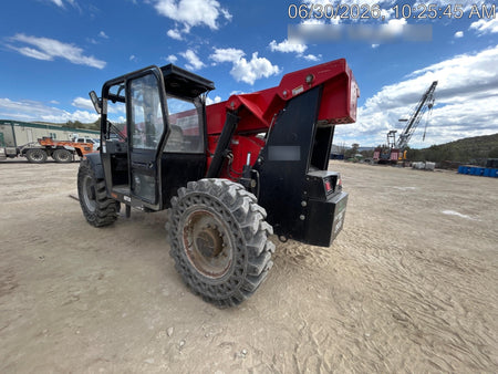 2019 Manitou MTA12042 120hp T4F, Cab/Heat/Air, Cab and Boom LED work lights, Auxiliary Hydraulics, Solid Tires, Amber strobe, Lift Hook 66" Carriage, 60" Forks