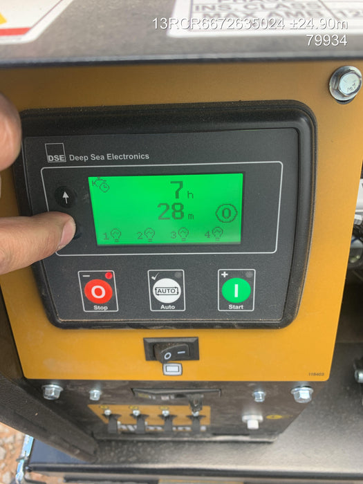 2022 Allmand NLV3GR (4) LED Light Fixture 350W, 23' Vertical Mast, 3kW Prime, Towable, ES Decals, T3