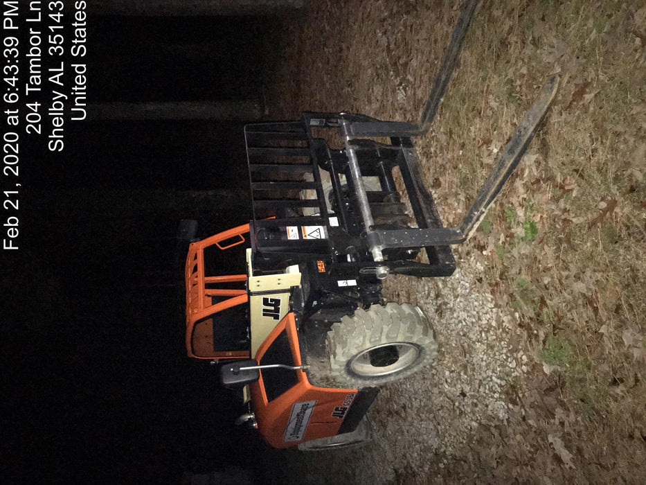 2020 JLG G5-18A Canopy, NM Solid Tires, Beacon w/48" Carriage, 48" Pallet Forks