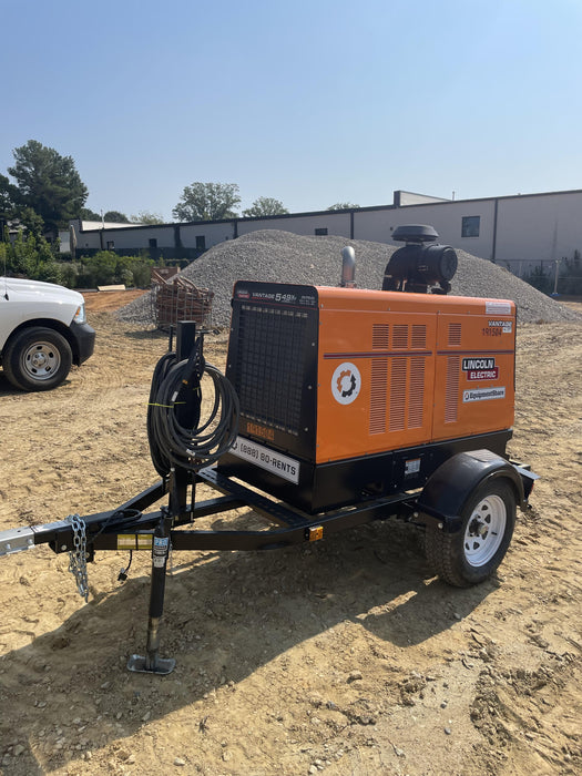 2021 Lincoln Electric Vantage 549X Ready Pak 3, ORANGE (includes trailer, cable rack, fender light kit)