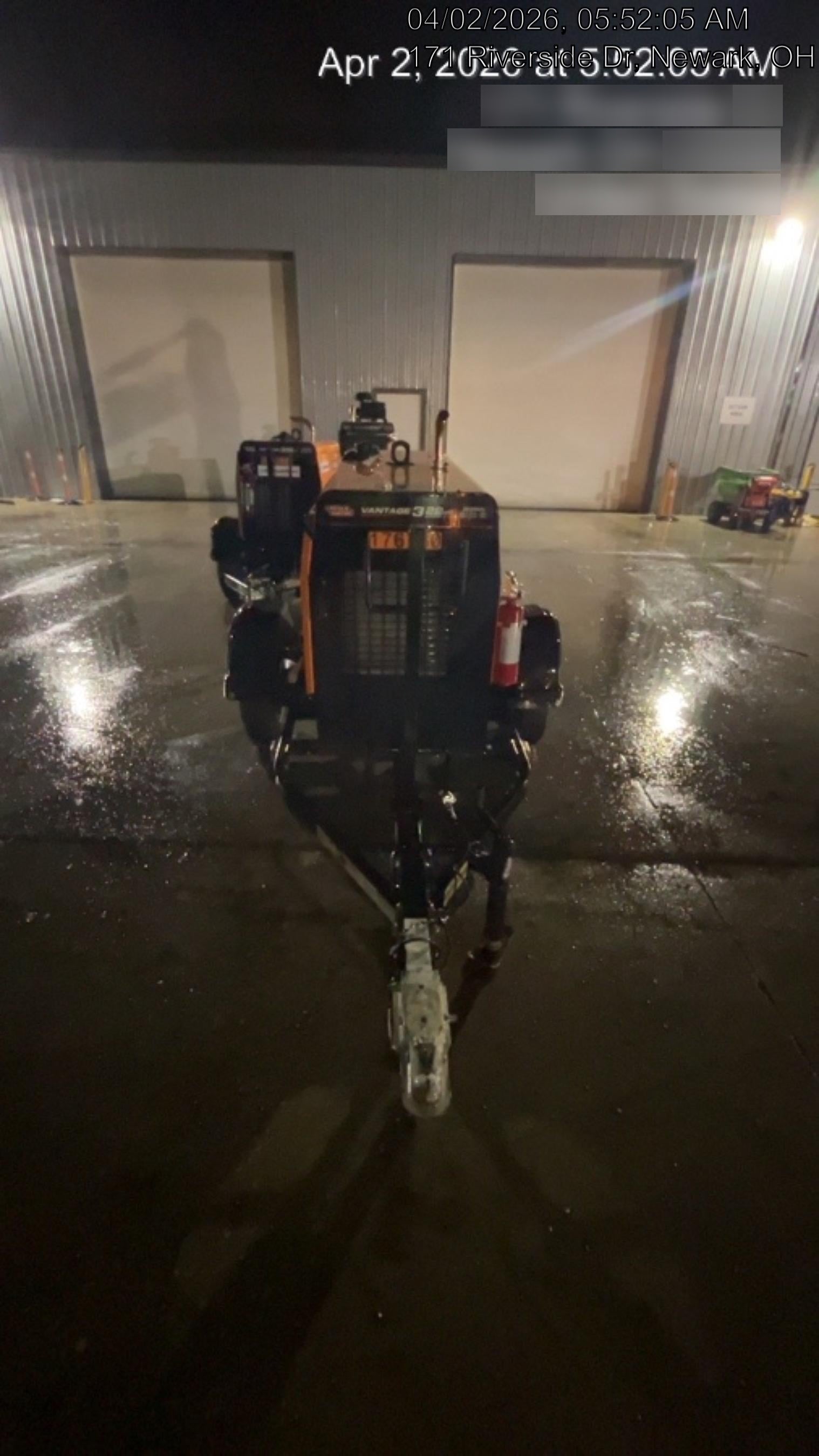 2021 Lincoln Electric Vantage 322 Vantage 322 Ready Pak 3 w/ Decals, ORANGE (includes trailer, cable rack, fender light kit) NO Telematics