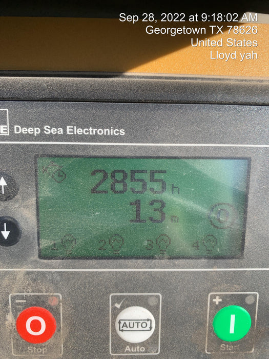 2021 Allmand NLV3GR (4) LED Light Fixture 350W, 23' Vertical Mast, 3kW Prime, Towable, Deep Sea L401, Leveling Jacks, Yanmar T4F 5.8hp