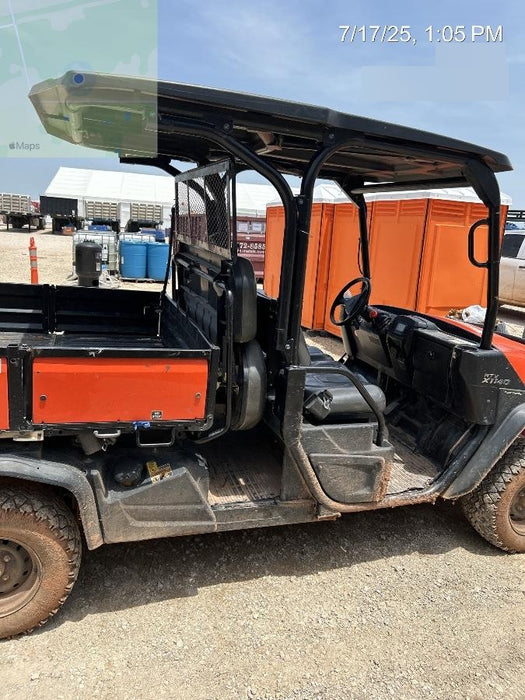 2022 Kubota RTV-X1140W-H Plastic Canopy, Windshield Acrylic Clear, LED Strobe Light, Wire Harness Kit, Back up Alarm