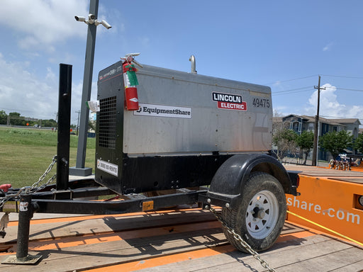 2019 Lincoln Electric Vantage 322 Ready-Pak 3, Two Wheel Trailer, Fender and Light Kit, Cable Rack