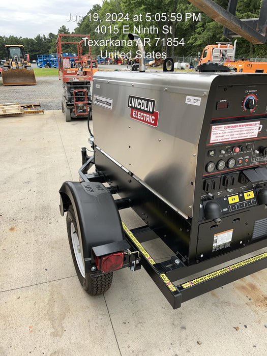 2024 Lincoln Electric LE400 Kubota V1505, Trlr, Cable Rack, Light Kit, ES Decals, T3