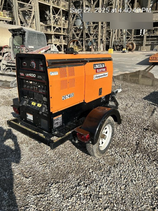 2022 Lincoln Electric LE400 Kubota V1505, Trlr, Cable Rack, Light Kit, ES Decals, T3