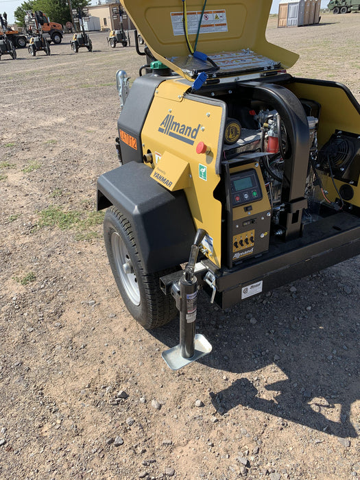 2022 Allmand NLV3GR (4) LED Light Fixture 350W, 23' Vertical Mast, 3kW Prime, Towable, ES Decals, T3