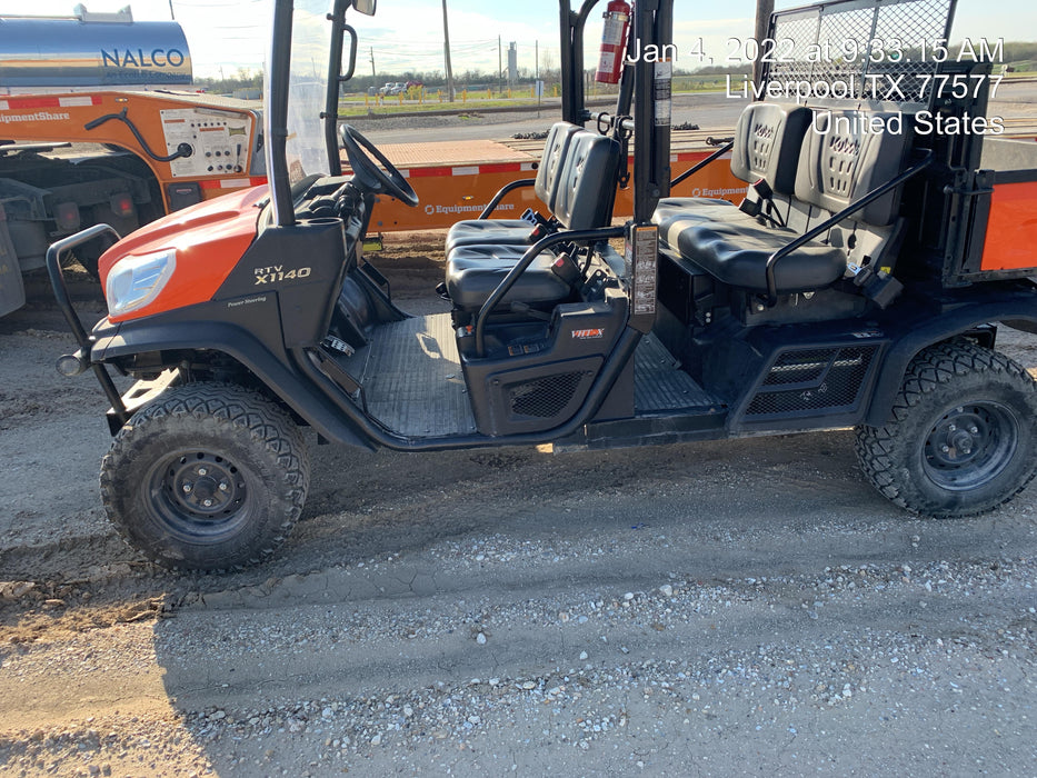 2021 Kubota RTV-X1140WL-H Canopy, Diesel, 4 Passanger, Windshield, Mirror, Backup Alarm, Beacon