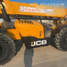 2019 JCB 510-56 Open ROPS, 74 HP, Solid Tires, Worklights, Beacon, Aux Hydraulics, Lifting Eye 72" Carriage/60" Forks