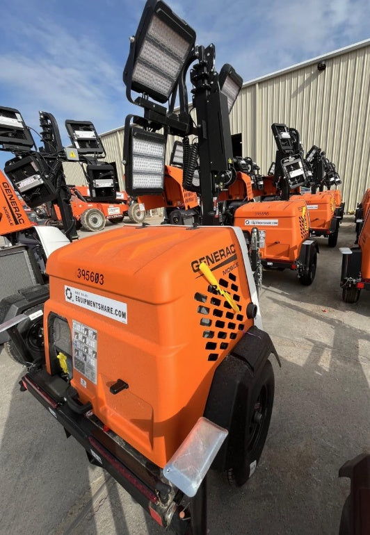 2024 Generac MLT2 Diesel, Flex Switch 120V Input, Powerzone Controller, 
(4) 320W LED Lights, 4kW Generator, 39.9 Gal Fuel Tank, 2" Ball, T3