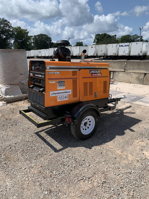 2021 Lincoln Electric Vantage 549X Ready Pak 3, ORANGE (includes trailer, cable rack, fender light kit)
