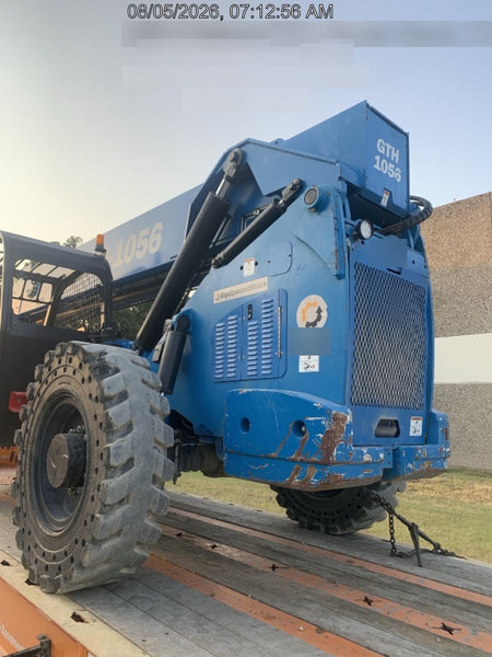 2018 Genie GTH-1056 Genie GTH-1056 w/ROPS, Work Lights, Solid Tires, RH Cab Mesh, Beacon, 60" Carriage and Forks