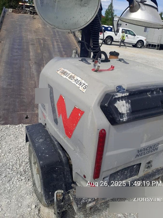 2018 Wacker Neuson LTV6L-MH Wacker Neuson LTV6L Mobile Light Tower w/Fuel Level Sensor Installed