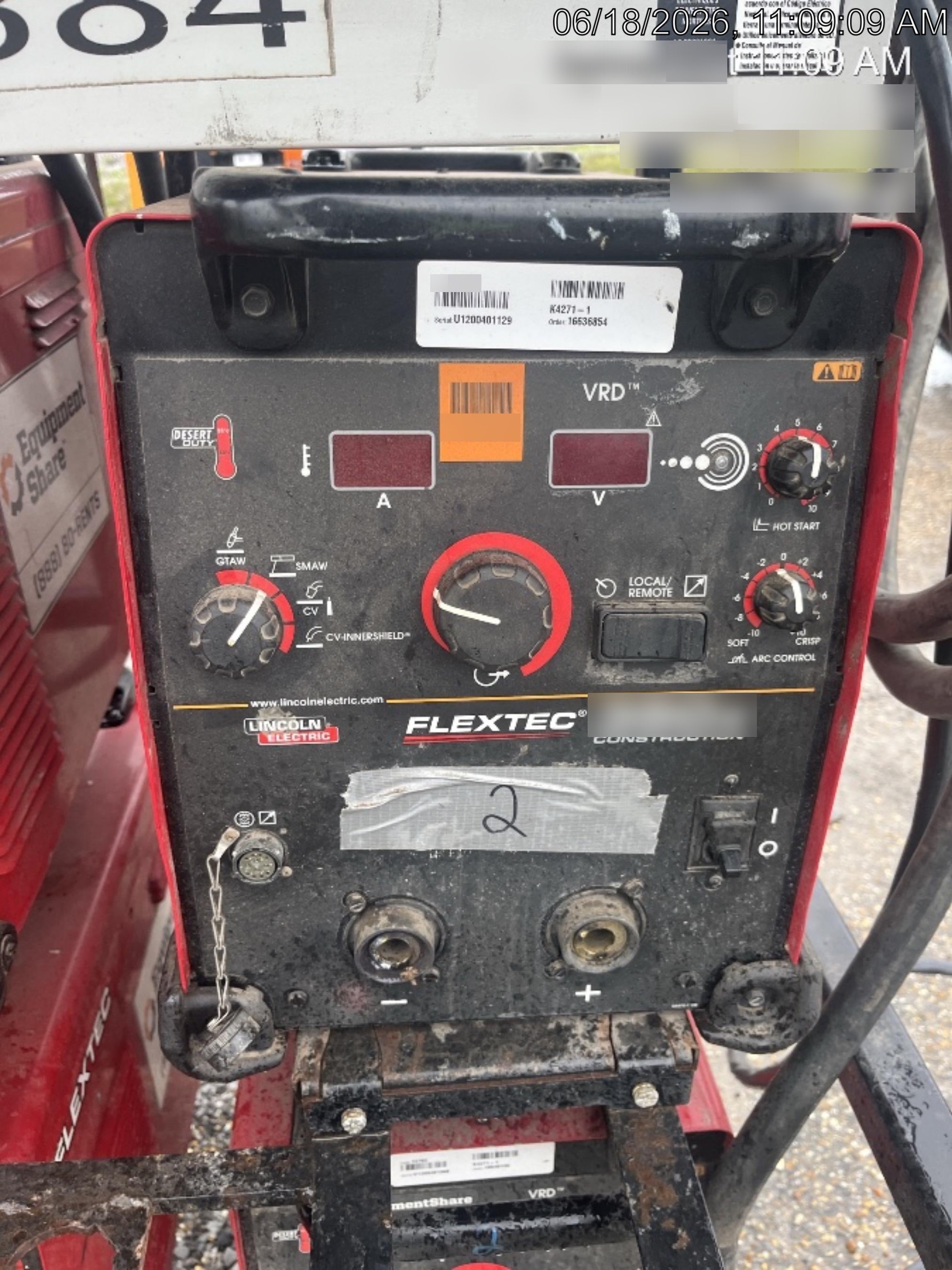 2020 LINCOLN ELECTRIC FLEXTEC 350X