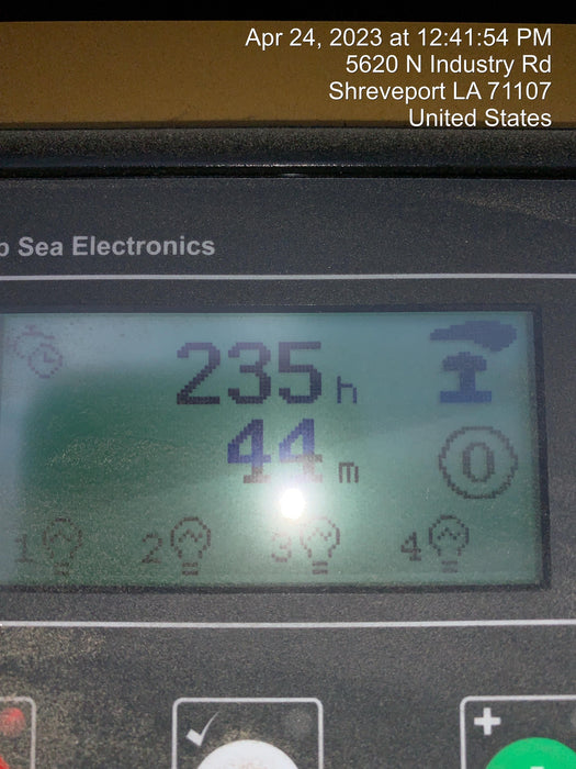 2022 Allmand NLV3GR (4) LED Light Fixture 350W, 23' Vertical Mast, 3kW Prime, Towable, Deep Sea L401, Leveling Jacks, Yanmar T4F 5.8hp