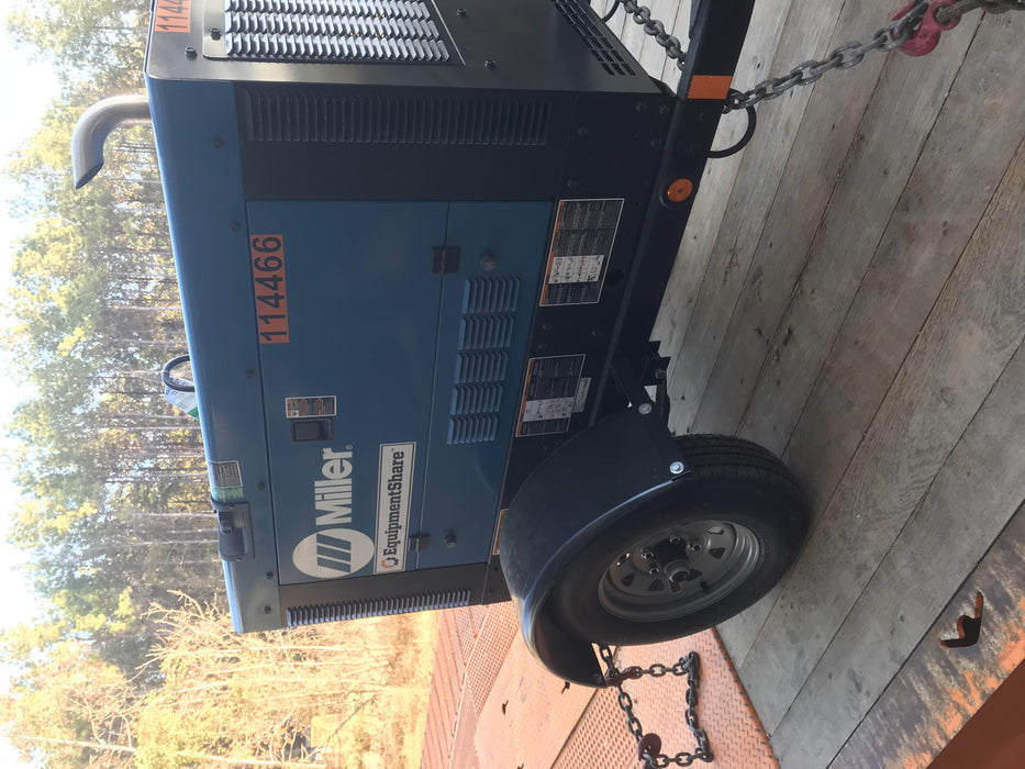 2020 Miller Electric BIG BLUE 400 Trailer Mounted Welder