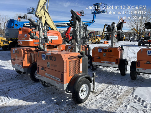 2023 Wanco WLTT-4MM4K Diesel, Deep Sea Controller, Shore Power Plug, Auto Start, (4) 350W LED Floodlights, 4kW Generator, 60 Gal Fuel Tank, 2" Ball, T3