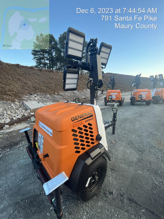 2023 Generac MLT2 Diesel, Flex Switch 120V Input, Powerzone Controller, 
(4) 320W LED Lights, 4kW Generator, 39.9 Gal Fuel Tank, 2" Ball, T3