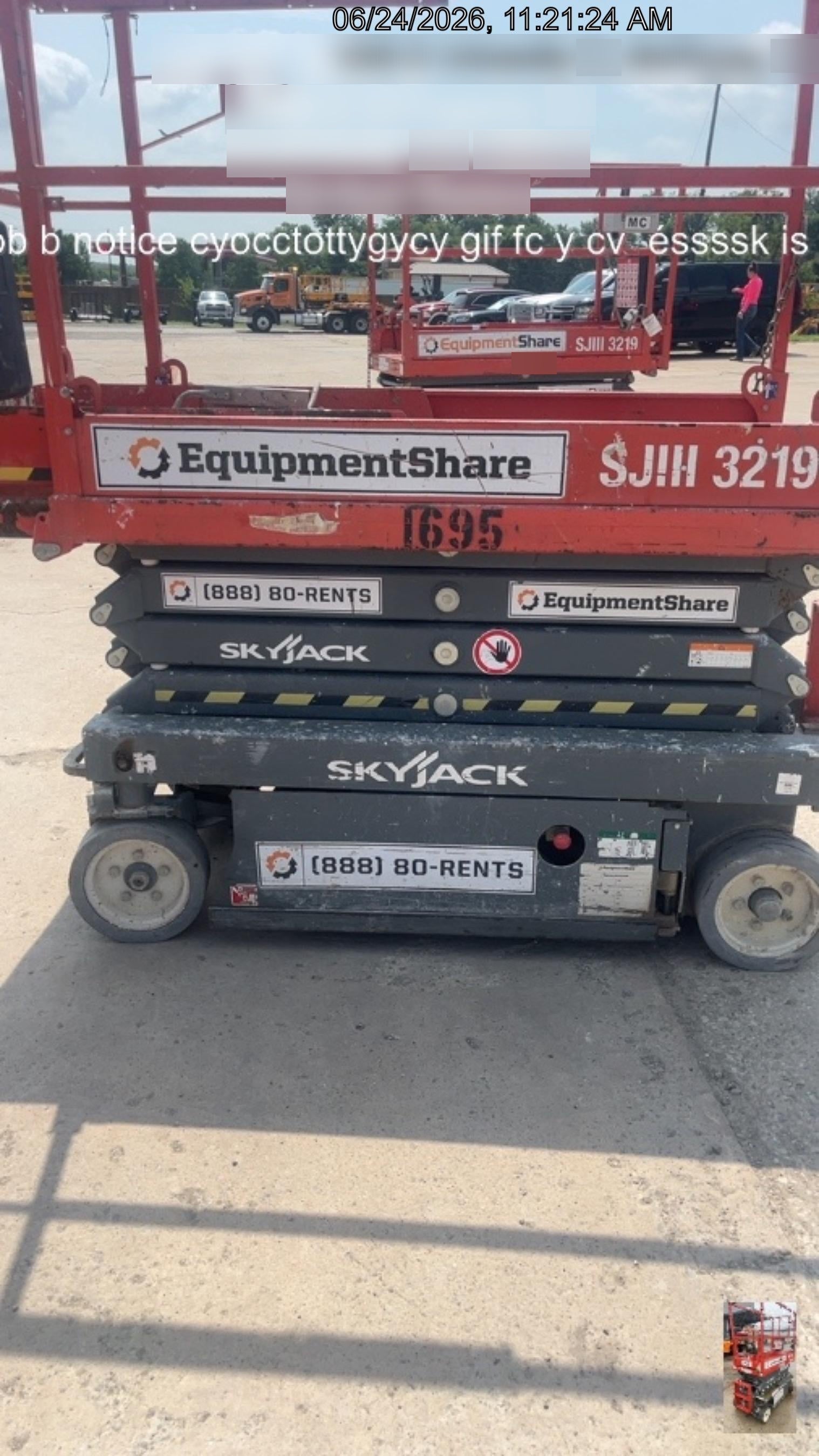 2016 Skyjack SJIII-3219 Skyjack SJ3219 Scissor Lift