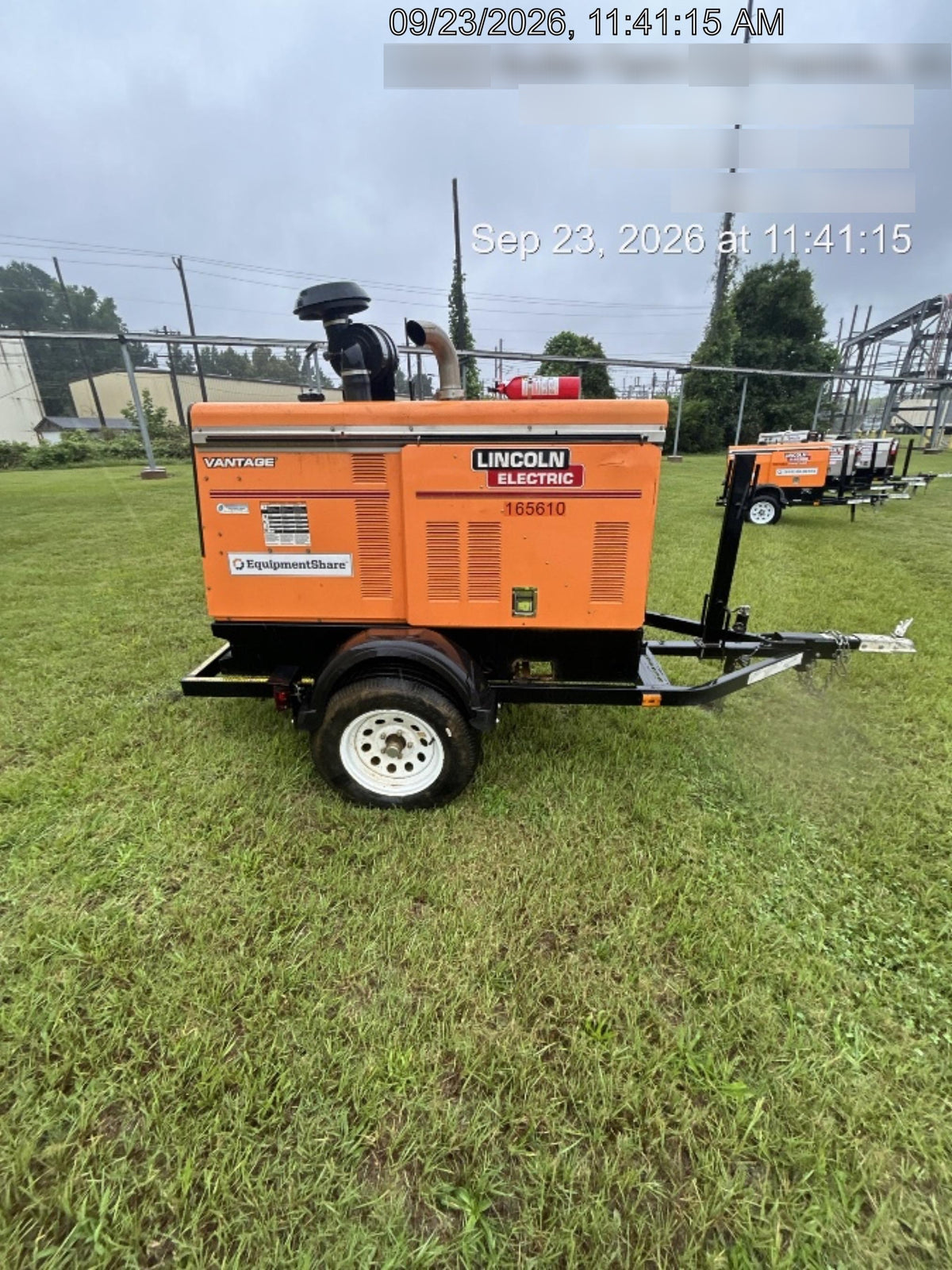 2021 Lincoln Electric Vantage 549X Ready Pak 3, ORANGE (includes trailer, cable rack, fender light kit)